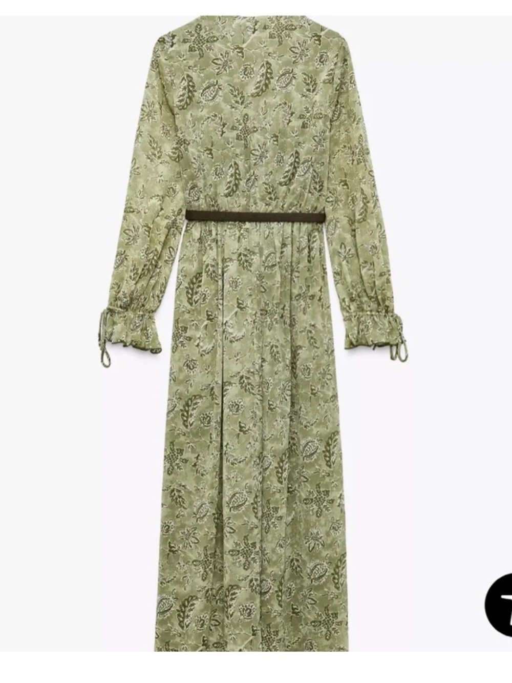 ZARA - RUFFLE PRINT DRESS - S - NWT - Picture 2 of 6